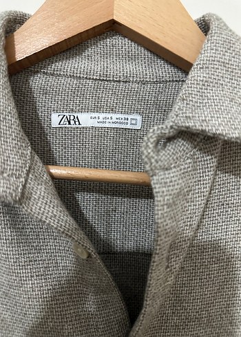 Gri Uzun Kollu Düğmeli Erkek Gömlek - Görsel 3