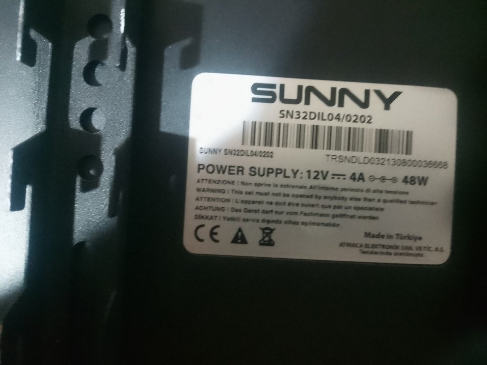 sunny uydu alıcılı televizyon - Görsel 3