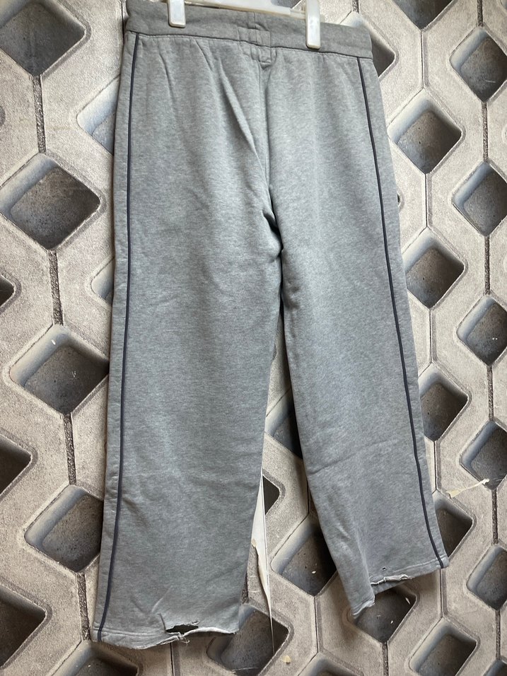 Gri Nakışlı Erkek Eşofman Altı - Görsel 3