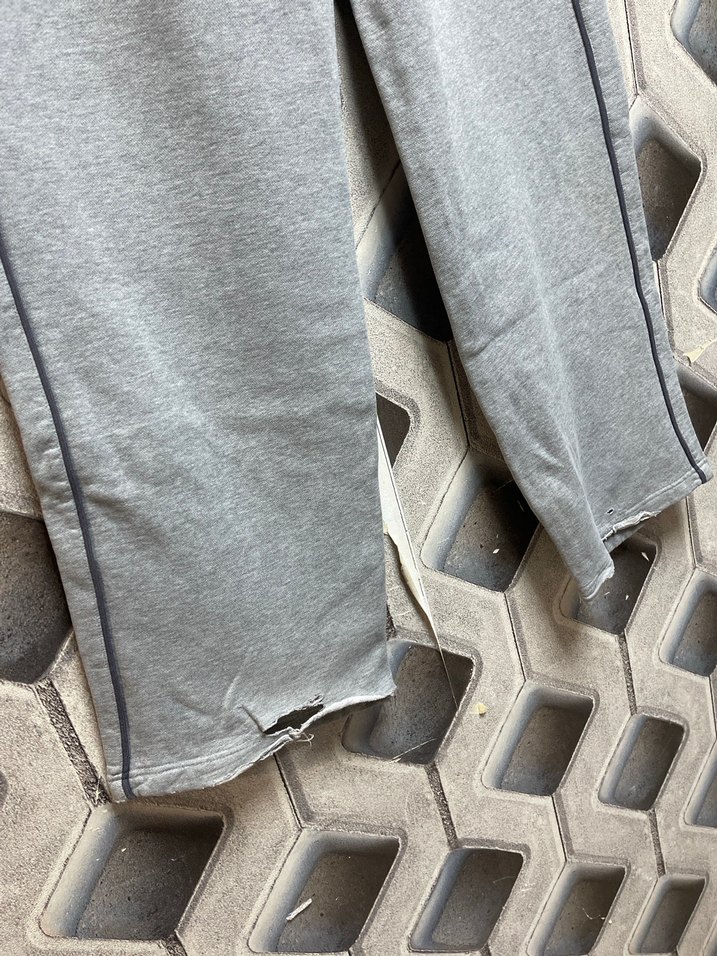 Gri Nakışlı Erkek Eşofman Altı - Görsel 4