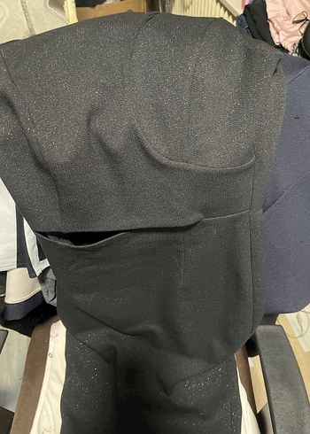 Siyah Tek Omuzlu Uzun Abiye Elbise - Görsel 9