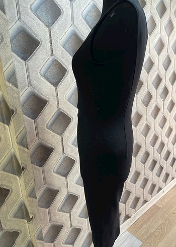 Siyah Tek Omuzlu Uzun Abiye Elbise - Görsel 5