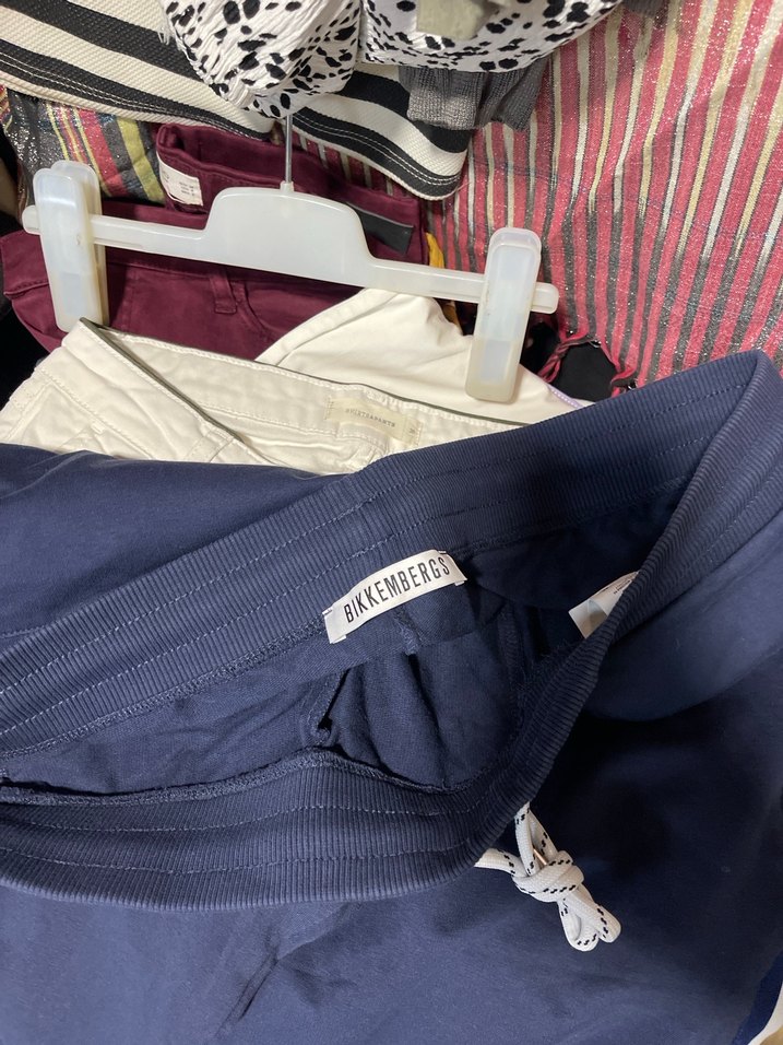 Gri Lacivert Fermuarlı Erkek Eşofman Altı - Görsel 5