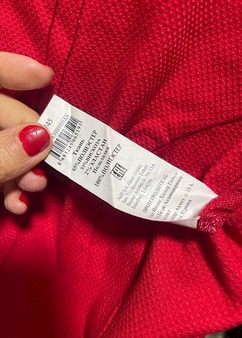 Kırmızı Pilili Uzun Kadın Kalem Elbise - Görsel 8