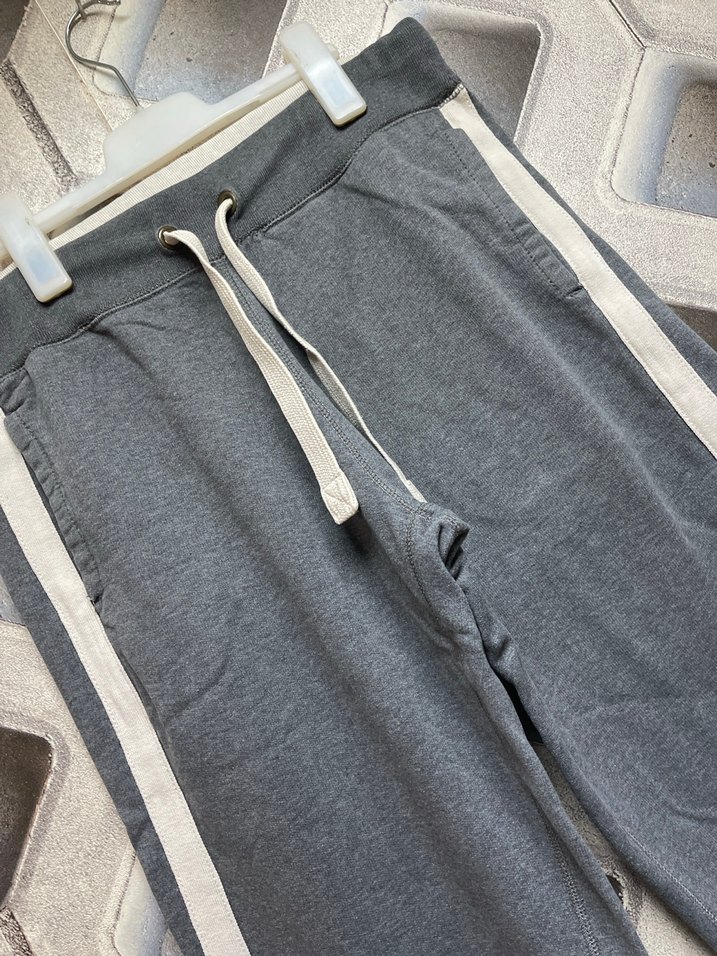 Gri Bel Bantlı Erkek Eşofman Altı - Görsel 2