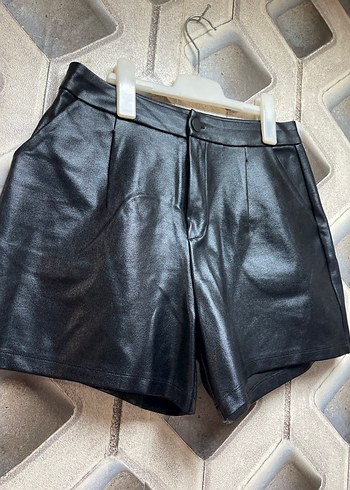 Kadın Siyah  Mini Şort - Görsel 2