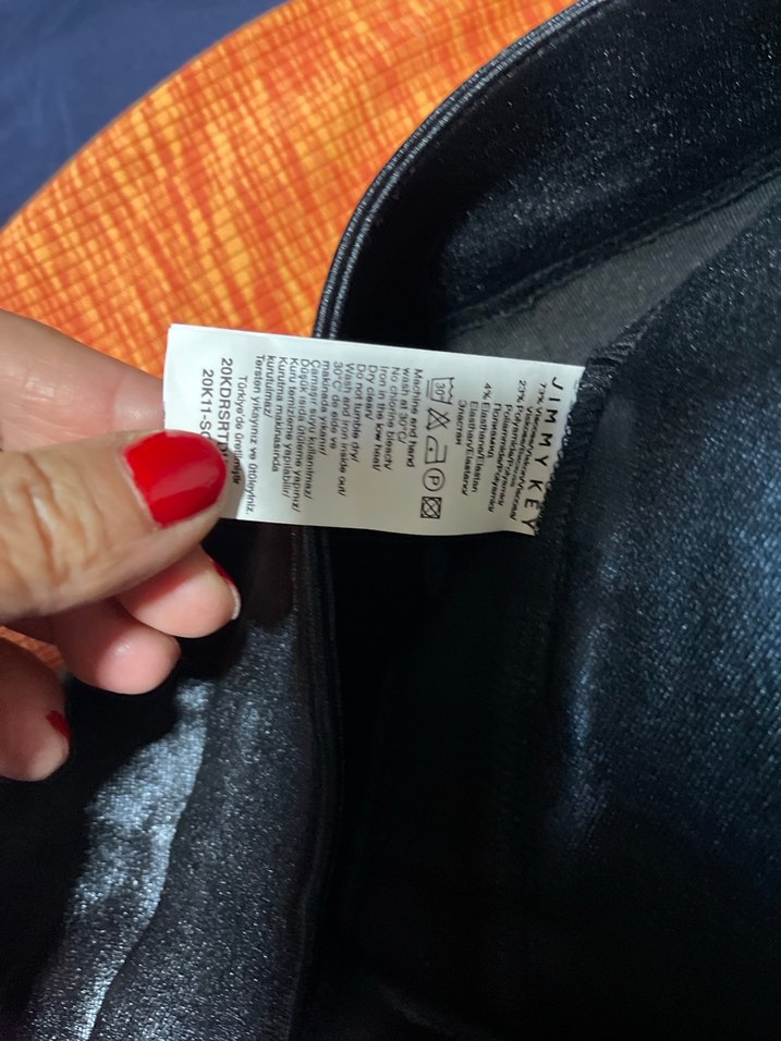 Kadın Siyah  Mini Şort - Görsel 5