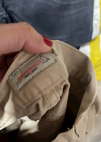 Düğmeli Bej Erkek Regular Fit Pantolon - Görsel 7