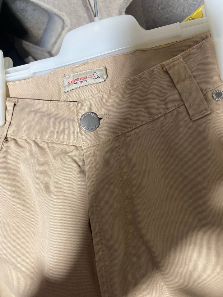 Düğmeli Bej Erkek Regular Fit Pantolon - Görsel 5