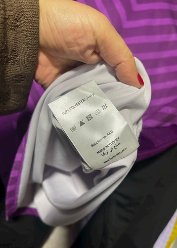 Mor V-Yaka Kısa Kollu Erkek Forma - Görsel 8