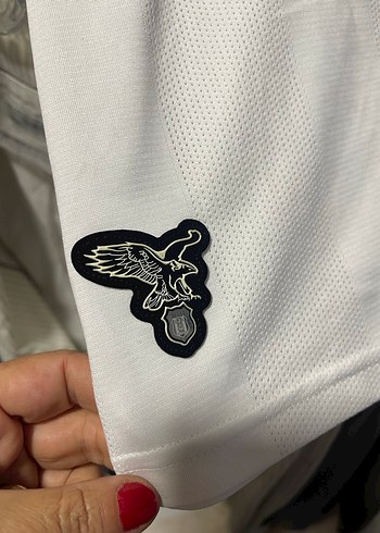 Beyaz Erkek Kısa Kollu Baskılı Tişört - Görsel 6