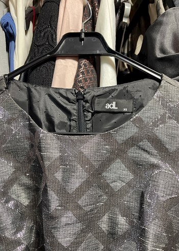 Gri Yılan Desenli Midi Elbise - Görsel 6