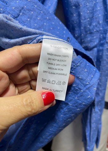 Erkek Lacivert Uzun Kollu Regular Fit Gömlek - Görsel 8