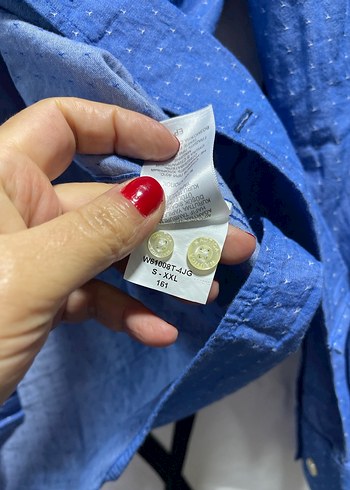 Erkek Lacivert Uzun Kollu Regular Fit Gömlek - Görsel 9