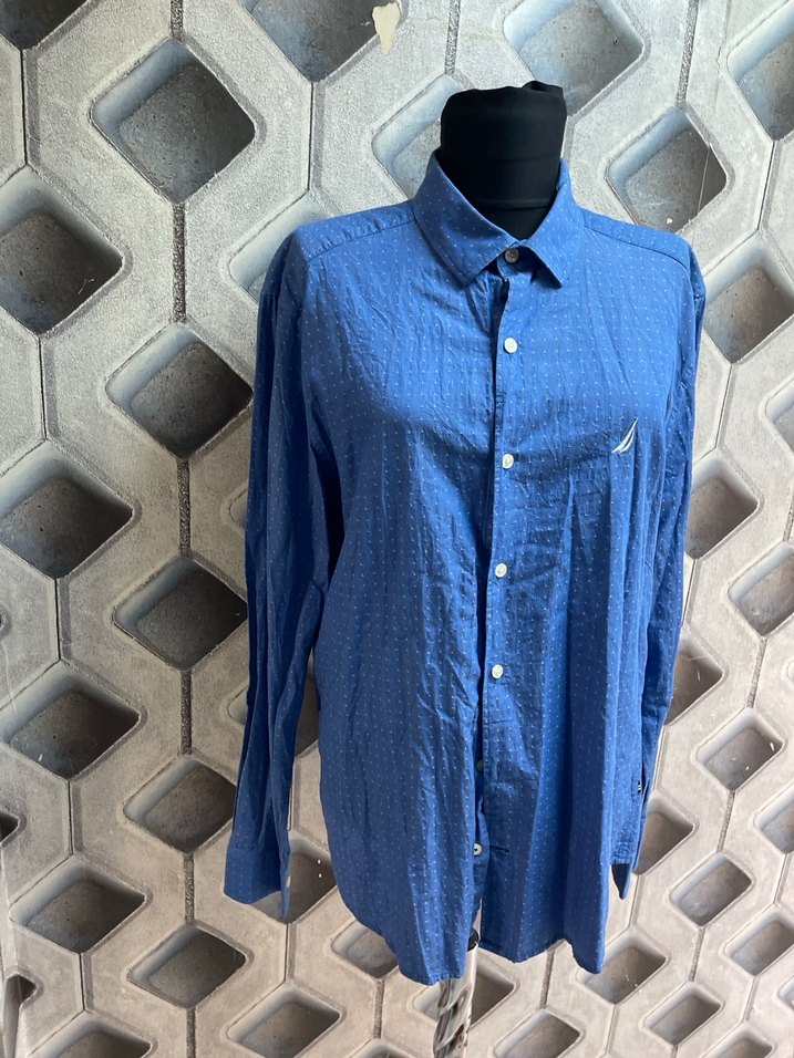 Erkek Lacivert Uzun Kollu Regular Fit Gömlek - Görsel 2