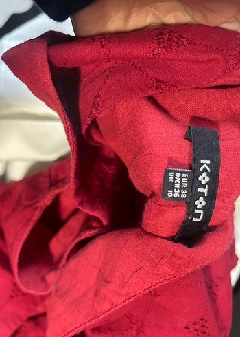 Bordo Kolsuz Midi Kalem Elbise - Görsel 6