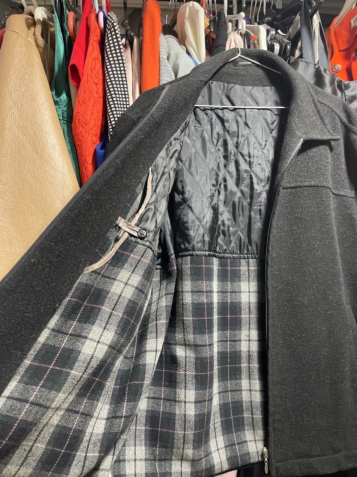 Gri Fermuarlı Erkek Midi Ceket hatemoğlu marka - Görsel 4