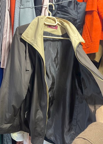 Uzun Kahverengi erkek Ceket kaban - Görsel 7