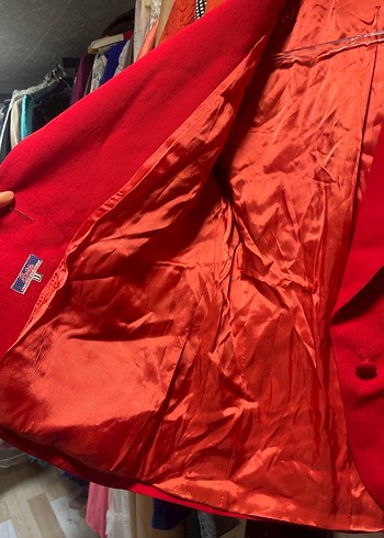 Kısa Kesim Klasik Kırmızı Kadın Blazer etolie marka - Görsel 7