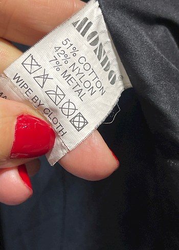 Siyah Nakışlı erkek Ceket - Görsel 9