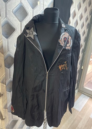 Siyah Nakışlı erkek Ceket - Görsel 2