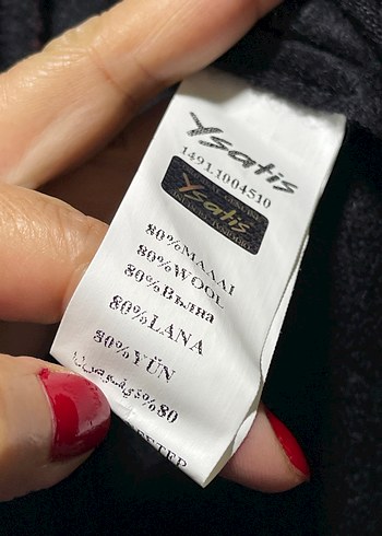 Kadın Siyah Yün Fırfırlı Uzun Blazer Ceket - Görsel 6