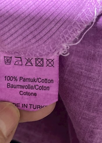 Düğmeli Yakalı Kolsuz Mor Keten Gömlek - Görsel 6