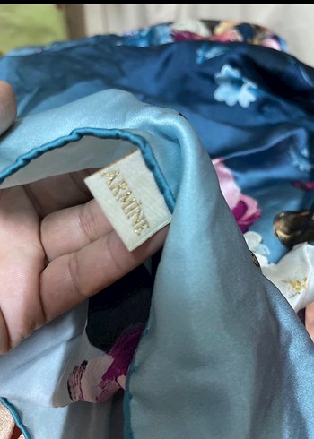 Çiçek  Detaylı Çok Renkli Bohem Kadın eşarp - Görsel 5