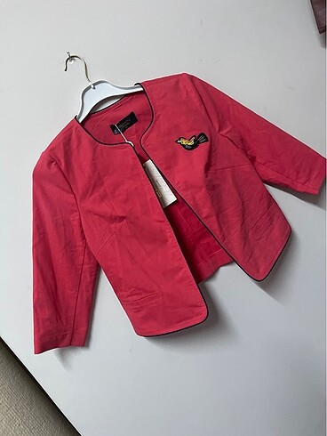Crop ceket