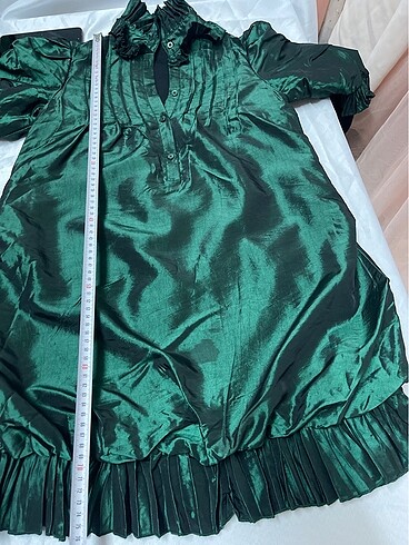 xl Beden yeşil Renk Sisley marka bluz tunik