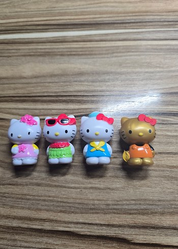 Renkli Hello Kitty Figür Oyuncak Seti