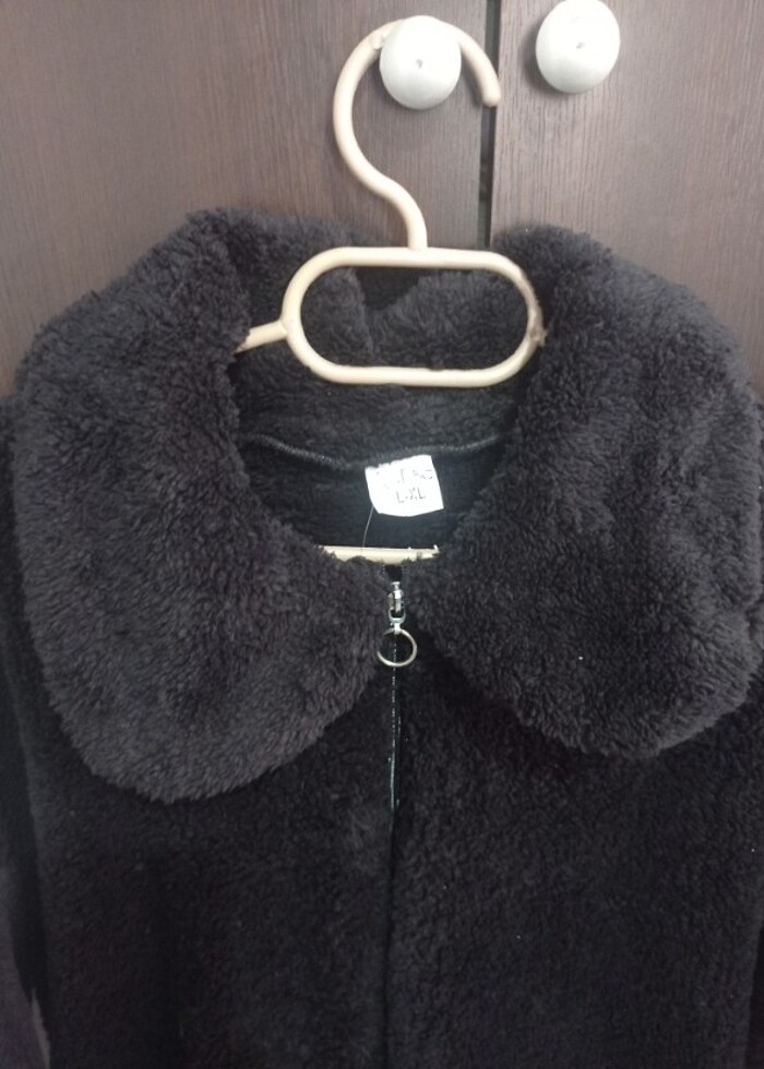 Peluş ceket kürk  - Görsel 4