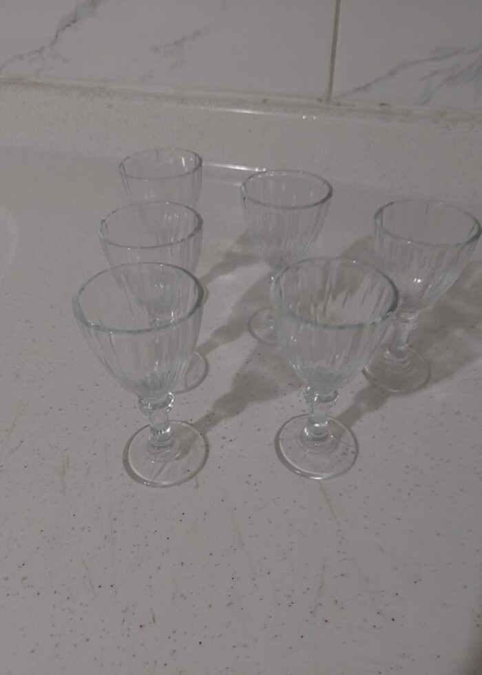 6lı kahve yani Su bardağı  - Görsel 4