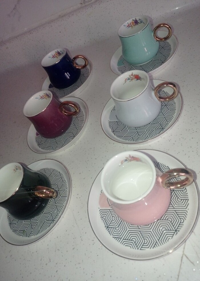6 kişilik fincan takımı - Görsel 3