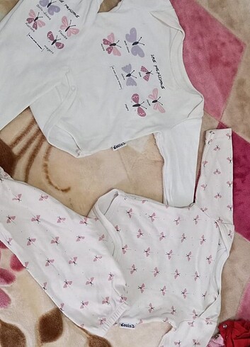 Kız bebek 2li alt üst takım
