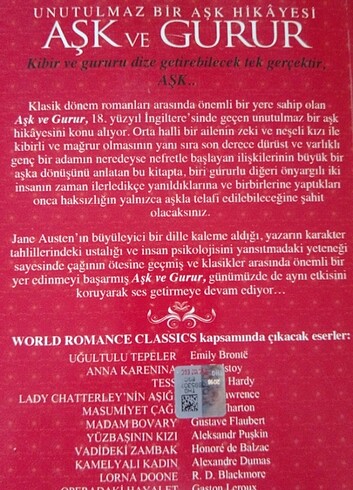  Beden Aşk ve Gurur _ Jane Austen 