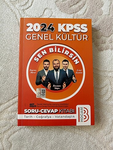 Benim hocam KPSS soru cevap kitabı