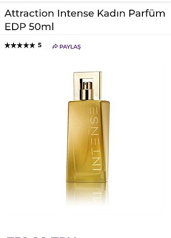 Avon attraction intense kadın parfümü