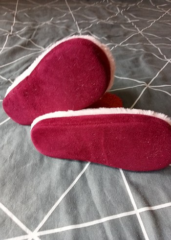 Kızlar için Pembe Sıcak Kürklü Terlik - Görsel 3