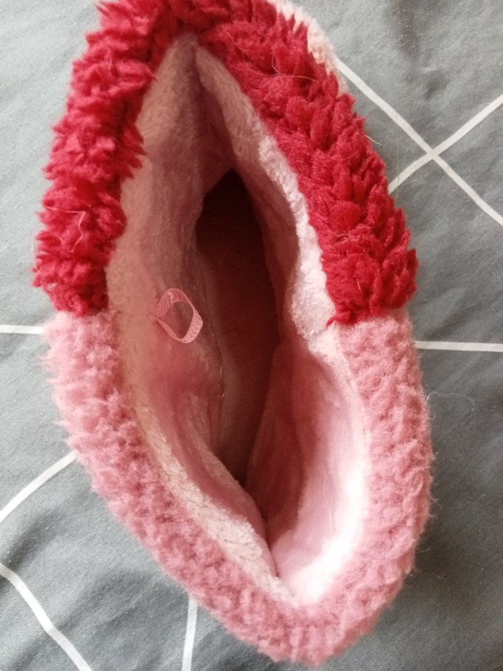 Kızlar için Pembe Sıcak Kürklü Terlik - Görsel 4