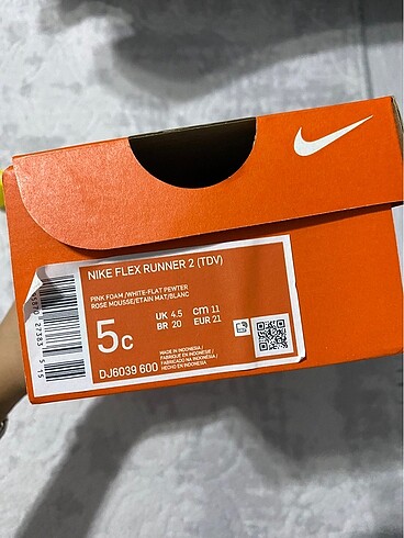 21 Beden Nike bebek spor ayakkabı 21 numara