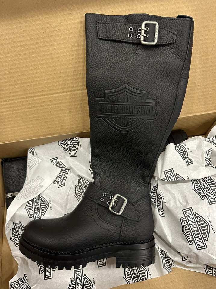 Kadın Harley Davidson çizme - Görsel 4