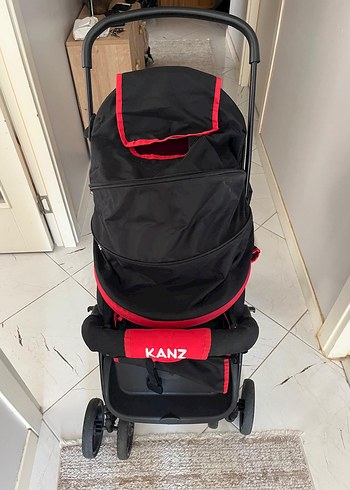 Kırmızı KANZ Bebek Arabası - Görsel 3