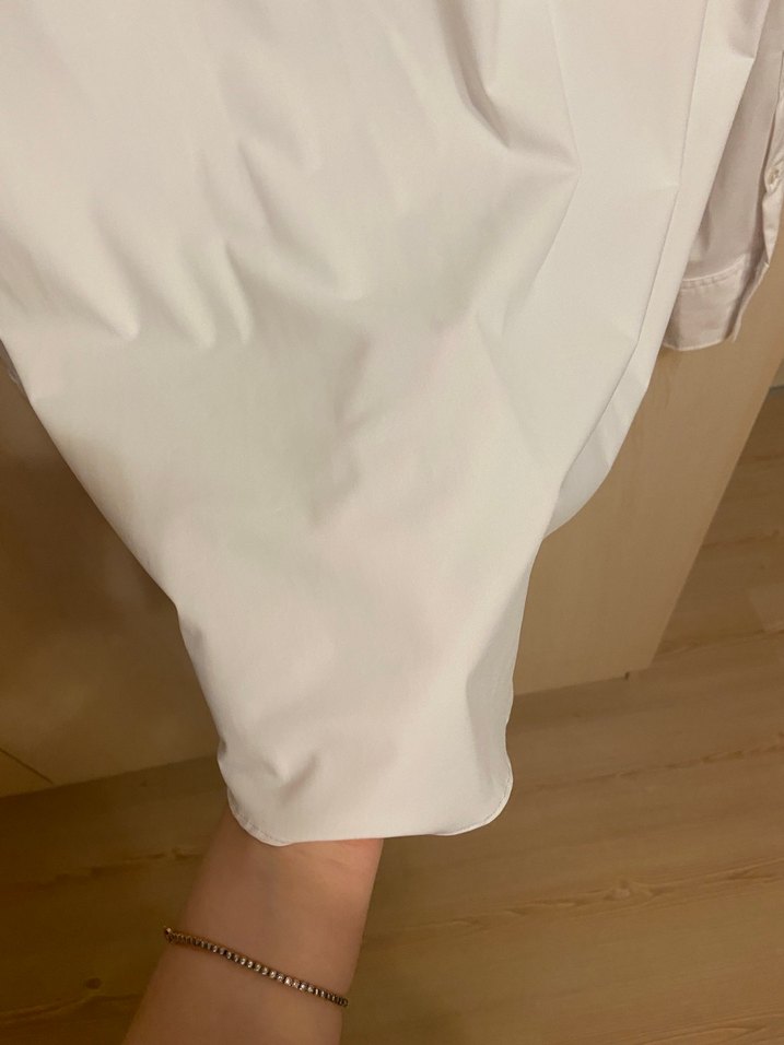 Beyaz Uzun Kollu Slim Fit Erkek Gömlek - Görsel 3