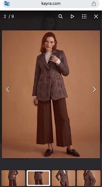 Kayra blazer ceket