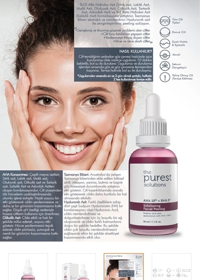 The purest solutions aha bha serum - Görsel 2