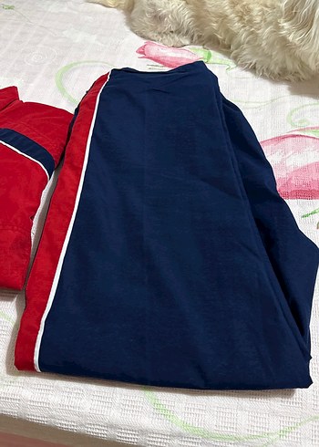 Adidas Kirmizi Spor Fermuarli Esofman Takimi