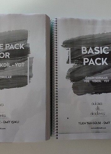 Ankara dil akademisi basic pack prime pack yds