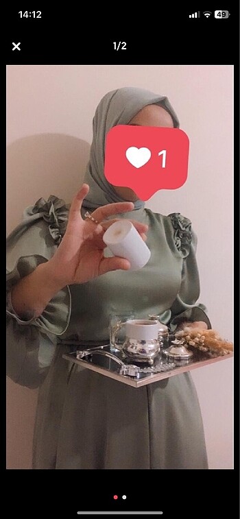 Yeşil abiye kemeri taşlı