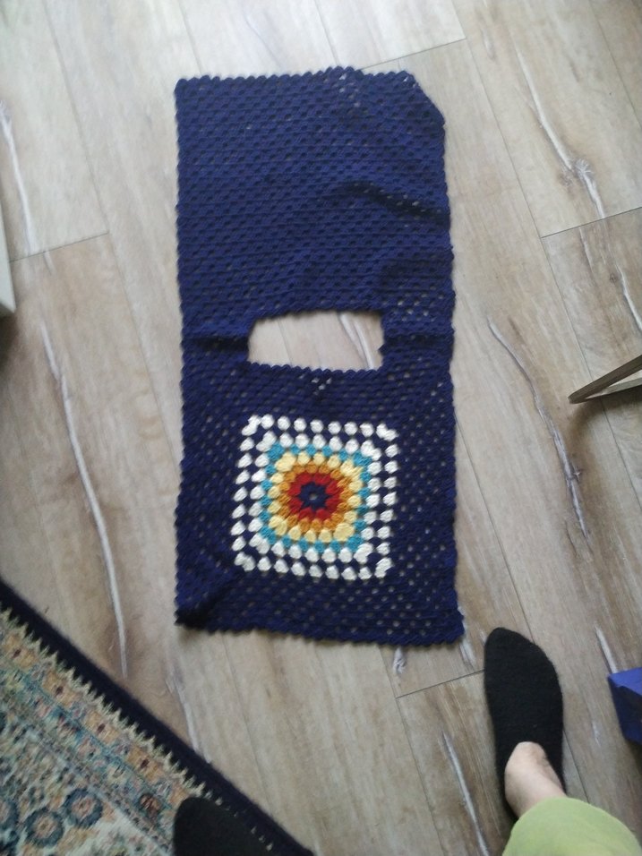 Renkli Bohem Kız Çocuk Örgü Panco - Görsel 3